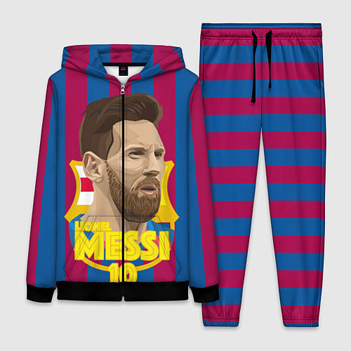 Женский костюм FCB Lionel Messi / 3D-Черный – фото 1