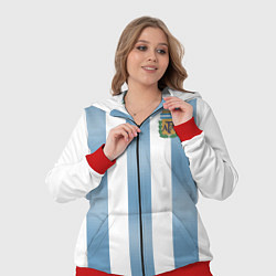 Женский 3D-костюм Сборная Аргентины: ЧМ-2018, цвет: 3D-красный — фото 2