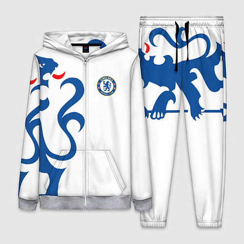 Женский костюм FC Chelsea: White Lion / 3D-Меланж – фото 1