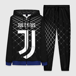 Женский 3D-костюм FC Juventus: Black Lines, цвет: 3D-синий