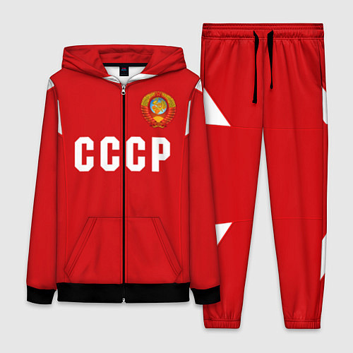 Женский костюм Сборная СССР 1988 / 3D-Черный – фото 1
