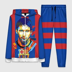 Женский 3D-костюм Lionel Messi, цвет: 3D-белый
