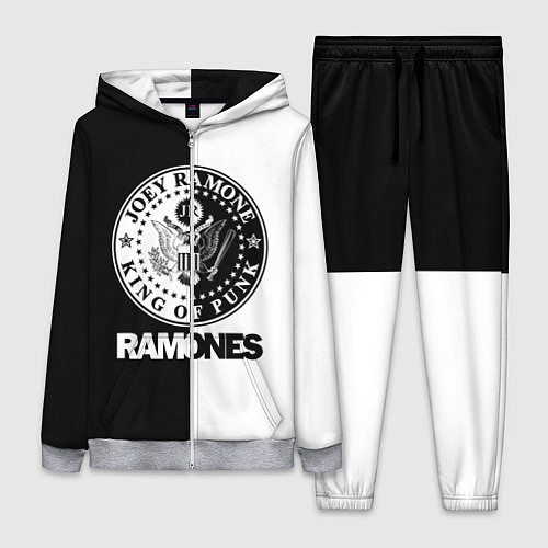 Женский костюм Ramones B&W / 3D-Меланж – фото 1