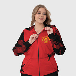 Женский 3D-костюм FC Manchester United: Red Original, цвет: 3D-черный — фото 2