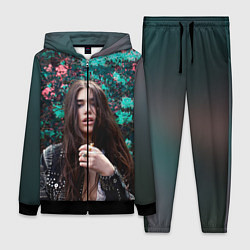 Женский 3D-костюм Dua Lipa: Floral, цвет: 3D-черный