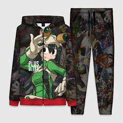 Женский 3D-костюм My Hero Academia в очках, цвет: 3D-красный