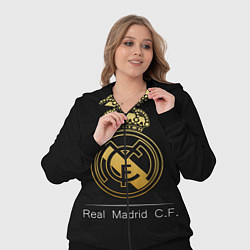 Женский 3D-костюм FC Real Madrid: Gold Edition, цвет: 3D-черный — фото 2