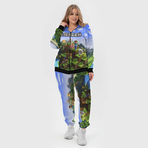 Женский костюм Майнкрафт: Алексей / 3D-Черный – фото 4