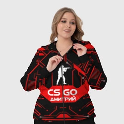 Женский 3D-костюм CS:GO - Дмитрий, цвет: 3D-черный — фото 2