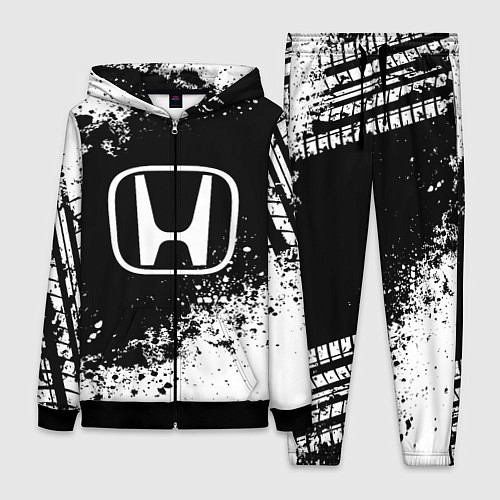 Женский костюм Honda: Black Spray / 3D-Черный – фото 1