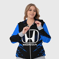 Женский 3D-костюм Honda: Blue Anger, цвет: 3D-меланж — фото 2