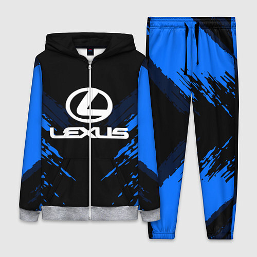 Женский костюм Lexus: Blue Anger / 3D-Меланж – фото 1