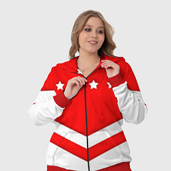 Женский 3D-костюм Звезды Спартака, цвет: 3D-красный — фото 2