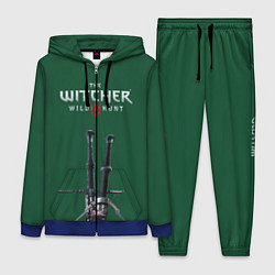 Женский 3D-костюм The Witcher: Wild Hunt, цвет: 3D-синий
