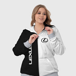 Женский 3D-костюм Lexus: Black & White, цвет: 3D-меланж — фото 2