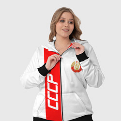 Женский 3D-костюм СССР: White Collection, цвет: 3D-черный — фото 2