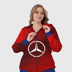 Женский 3D-костюм Mercedes: Red Carbon, цвет: 3D-синий — фото 2