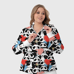 Женский 3D-костюм Funny Pandas, цвет: 3D-белый — фото 2