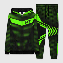 Женский 3D-костюм N7: Green Armor, цвет: 3D-черный