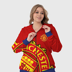 Женский 3D-костюм FC Man United: Red Exclusive, цвет: 3D-синий — фото 2