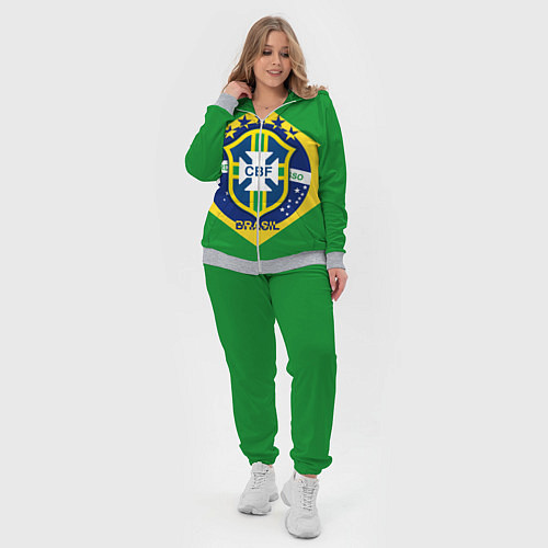 Женский костюм CBF Brazil / 3D-Меланж – фото 4