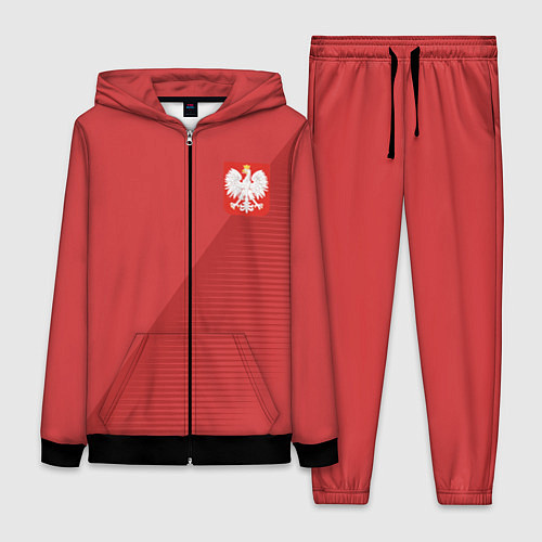 Женский костюм Poland Team: Away WC-2018 / 3D-Черный – фото 1