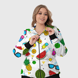 Женский 3D-костюм Летний стиль, цвет: 3D-черный — фото 2