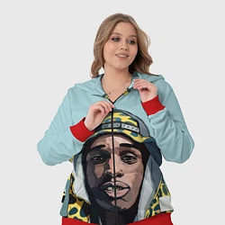Женский 3D-костюм ASAP Rocky: Far East, цвет: 3D-красный — фото 2