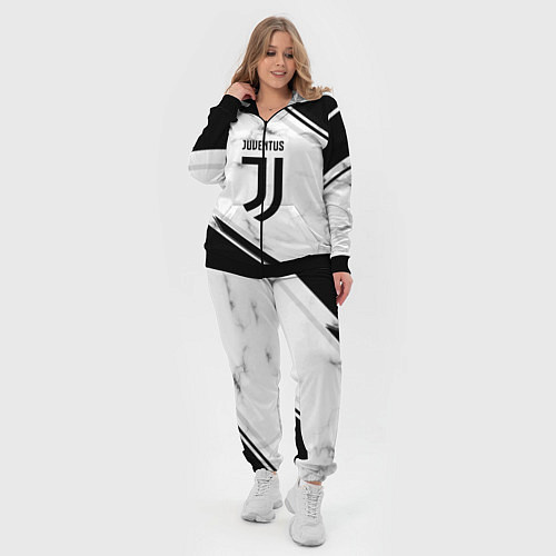 Женский костюм Juventus / 3D-Черный – фото 4