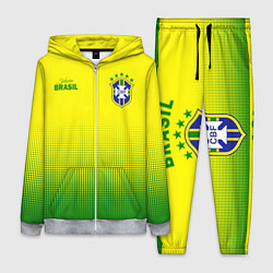 Женский 3D-костюм CBF Brasil, цвет: 3D-меланж