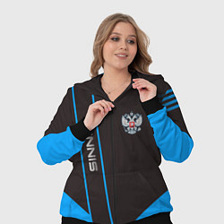 Женский 3D-костюм Tennis: Russian Style, цвет: 3D-черный — фото 2