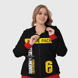 Женский 3D-костюм Rainbow Six Siege: Alpha Pack, цвет: 3D-красный — фото 2