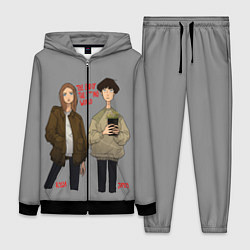 Женский 3D-костюм End of the f*cking world, цвет: 3D-черный