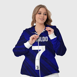 Женский 3D-костюм Ronaldo 7: Blue Sport, цвет: 3D-белый — фото 2