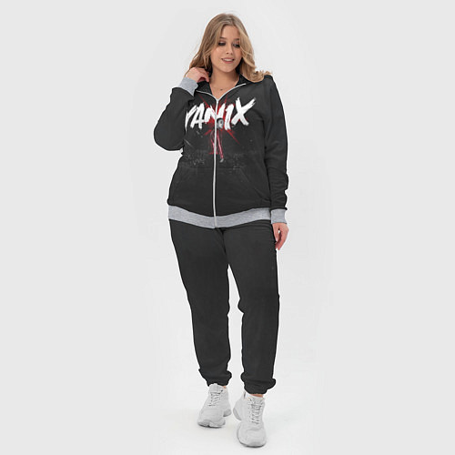 Женский костюм YANIX: Black Side / 3D-Меланж – фото 4