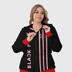Женский 3D-костюм Black Pink, цвет: 3D-красный — фото 2