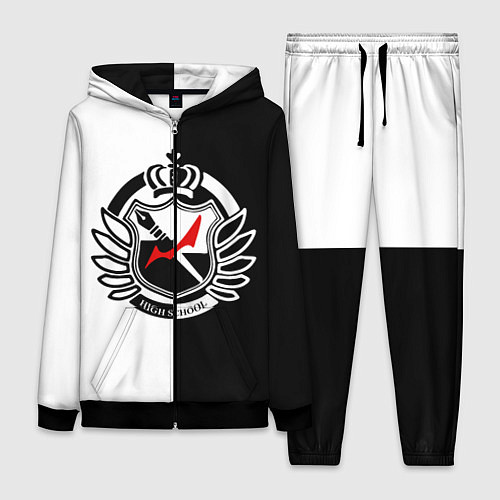 Женский костюм MONOKUMA SCHOOL / 3D-Черный – фото 1