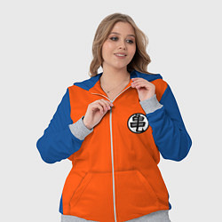 Женский 3D-костюм DBZ: Kame Senin Kanji Emblem, цвет: 3D-меланж — фото 2