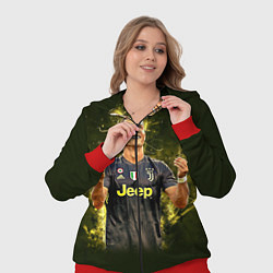 Женский 3D-костюм Ronaldo: Juve Sport, цвет: 3D-красный — фото 2
