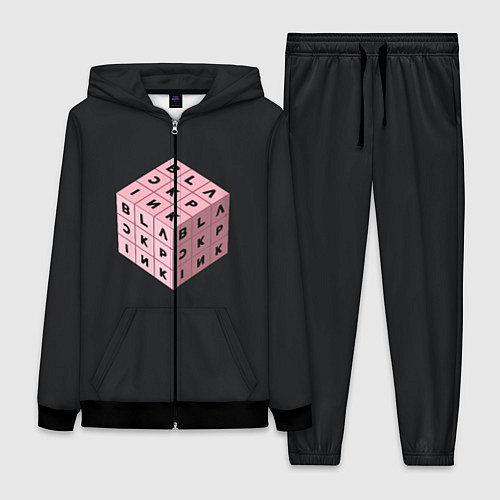 Женский костюм Black Pink Cube / 3D-Черный – фото 1