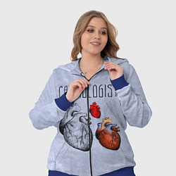 Женский 3D-костюм Cardiologist, цвет: 3D-синий — фото 2