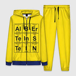 Женский 3D-костюм Альберт Эйнштейн, цвет: 3D-синий