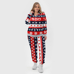 Женский 3D-костюм CS:GO New Year, цвет: 3D-меланж — фото 2