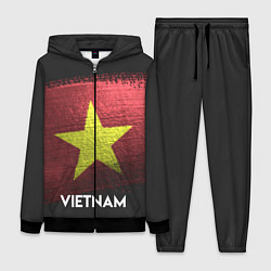 Женский 3D-костюм Vietnam Style, цвет: 3D-черный