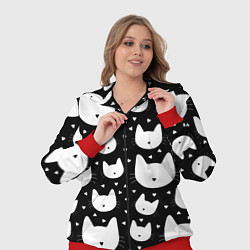 Женский 3D-костюм Love Cats Pattern, цвет: 3D-красный — фото 2