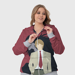 Женский 3D-костюм Тетрадь смерти - Лайт и Рюк, цвет: 3D-меланж — фото 2