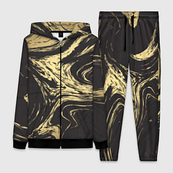 Женский 3D-костюм Золотой мрамор, цвет: 3D-черный