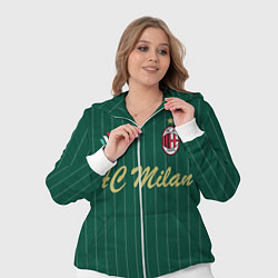 Женский 3D-костюм AC Milan: Green Form, цвет: 3D-белый — фото 2