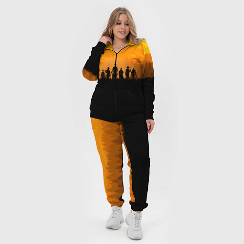 Женский костюм Red Dead Redemption: Orange Sun / 3D-Черный – фото 4