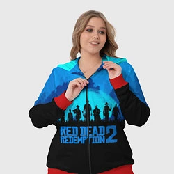 Женский 3D-костюм RDR 2: Blue Style, цвет: 3D-красный — фото 2